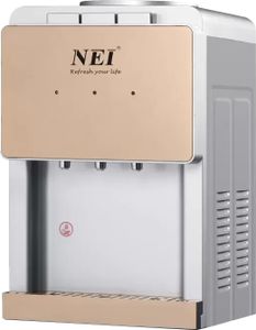 Tischwasserspender, Zuhause oder Büro NEI HSM-310TB, Kühl- und Heizwasser, mit Kompressor, Gold