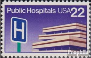 Briefmarken USA 1986 Mi 1797 (kompl.Ausg.) postfrisch Öffentliche Krankenhäuser