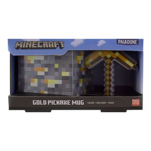 Minecraft Keramiktasse - Gold Pickaxe 3D Mug (450 ml)