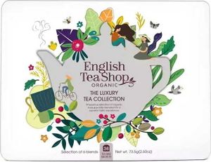 Luxury Tea Collection Teeservice in dekorativer weißer Dose (36x2)73,5 g English Tea Shop