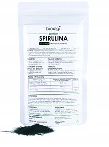 Suplement Diety Spirulina Platensis W Proszku 240G Od Bioalgi - suplement diety