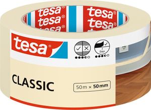 tesa Maler Krepp Classic Abdeckband 50 mm x 50 m