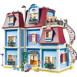 PLAYMOBIL® Puppenhaus Puppenhäuser, (Dreamhouse, Puppen Haus, Puppenhäuser, Set, für Mädchen, 592-tlg., ab 4 jahren, Puppenvilla Dollhouse, Film)