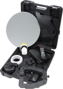 Micro CS40 HD EasyFind digitale HDTV Camping Satellitenanlage  CI, HDMI, USB 2.0, EasyFind, 230/12V, PVR-Ready  schwarz