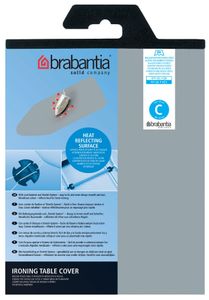 Brabantia-Abdeckung 124x45 Metallic C