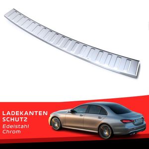 Edelstahl Ladekantenschutz Chrom poliert Stoßstangen Schutz für Mercedes E-Klasse W213