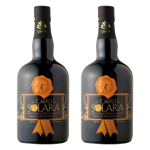 Caffo Solara Grandorange Orangenlikör 2er Set, Spirituose, Alkohol, Flasche, 40 %, 2 x 700 ml