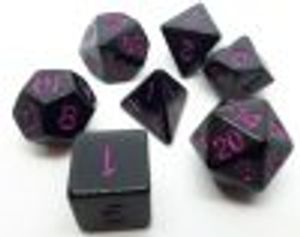 RPG Würfel Set (7) Opaque Black/Purple