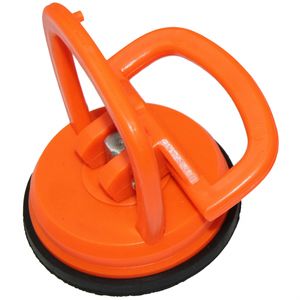 Einhand MINI Saugheber Glassauger Gummisauger für Spiegel Fliesen Ø 55 mm ORANGE