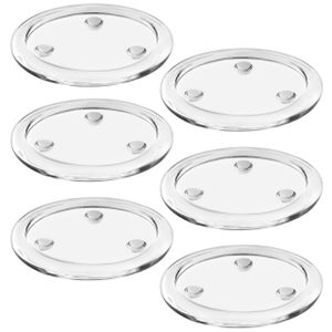 6 Pack 10cm Candle Holder Plates