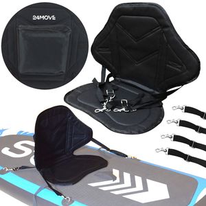 24MOVE® SUP Kajak Sitz für Paddle Boards und Kajaks, gepolstert und ergonomisch, mit Tasche
