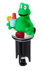 Waschbeckenstöpsel Pluggy® 3D Cocktail Frog