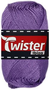 50 Gramm Twister Ibiza aus 100 % Baumwolle 49 Violett