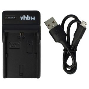 vhbw Ladegerät kompatibel mit Blackmagic Pocket Cinema 4K Kamera Camcorder/Akku - Ladeschale, Ladeanzeige, 8,4 V