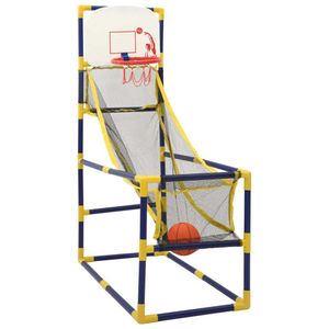 vidaXL Arcade Basketball Spielset mit Ball und Pumpe 45x86x127 cm