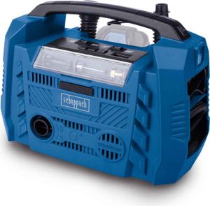 Scheppach Hybrid-Kompressor Airforce 6 | 10,3 bar | 20V IXES | Hybrid-Funktion mit 3 Antriebsarten 230 V / 20 V / 12 V | LED | inkl. Zubehör