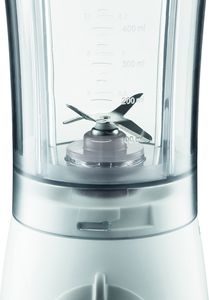 Grundig SM 3330 Kompaktmixer, Mixer, Entsafter, Zerkleinerer weiß/silber