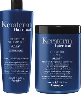 Fanola Keraterm Szampon 1000ml + Fanola Keraterm Maska 1000ml