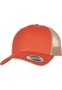 Flexfit RETRO Trucker Snapback Cap - rustic orange / khaki