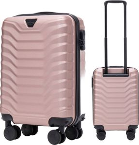 Príručný kufor WINGS malý ABS+ ROSÉ GOLD, 28L, príručná batožina RYANAIR Príručný kufor WINGS malý ABS+ ROSÉ GOLD, 28L, príručná batožina RYANAIR
