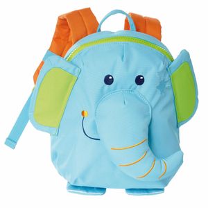 SIGIKID 24621 Mini batoh Elephant Bags dívčí a chlapecký dětský batoh doporučený od 2 let modrý