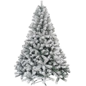 Künstlicher Weihnachtsbaum "Claus" mit Metallständer verschiedene Größen und Farben (180cm, Schnee)