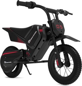 GigaBlue Evercross EV05M motocykl elektryczny czarny (12 cali, od 3 do 12 lat, 150 W, elektryczny motocykl crossowy)