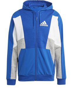 Adidas ESS Colorblock Hoody Sweatshirt Hoodie Kapuzen-Pullover Blau Gr. 4XL / XXXXL / 68-70