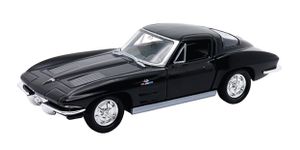 Chevrolet Corvette 1963 Modellauto aus Metall Modell Auto Spielzeugauto 94 (Schwarz)