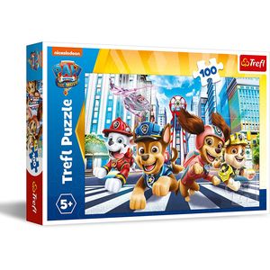 Trefl 16414 - PAW PATROL Das Heldenteam, 100 Teile Puzzle