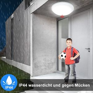 YARDIN LED Deckenleuchte mit Bewegungsmelder 15W Radar Sensor - Deckenlampe für Schlafzimmer Wohnzimmer Kinderzimmer (15W Kaltweiß mit Bewegungsmelder)
