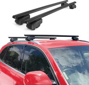 Dachträger Gepäckträger für Suzuki Vitara 2015-2023 Aluminium Schwarz ABE