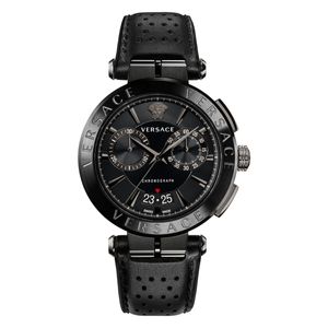 Versace Herren Uhr Armbanduhr Chronograph AION VE1D01420 Leder
