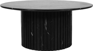 PTMD Couchtisch Neelim - 91x91x41 cm - Marmor - Schwarz