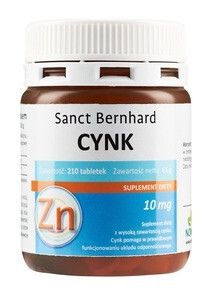 Sanct Bernhard Zink 10 mg - 210 Tabletten