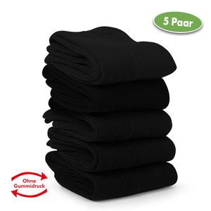 Vital Comfort Wohlfühl-Socken, 5 Paar Farbe: Schwarz Größe: 43-46