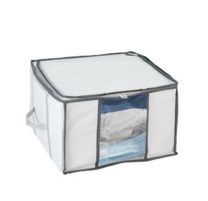 WENKO Vakuum Soft Box S Tasche Sachen platzsparend Kleidung Aufbewahrung Ventil