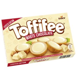 Toffifee White Chocolate Haselnuss mit Milchcreme und Karamell 125g