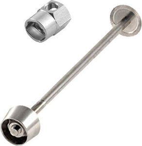 Set 05 Hinterrad 155mm, silber, Pitlock, Set 05 155mm