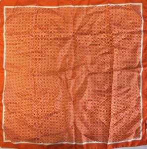 Nickituch Design, versch. Designs, 50x50 cm 100% Seide, rost