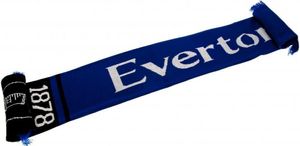 Everton FC - Šál TA8734 (jedna veľkosť) (kráľovská modrá/biela/čierna)