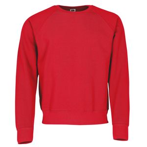 Fruit of the Loom Classic Raglan Sweat Herren Neu