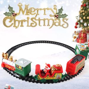 Weihnachtszug Weihnachten Kinder Geschenk Spielzeug Licht Eisenbahn Nachbildung