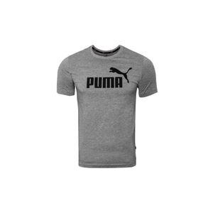 PUMA ESS Logo Tee MEDIUM GRAY HEATHER XXL