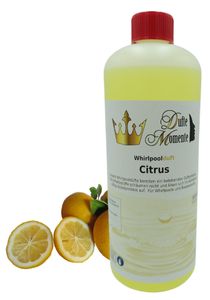 Dufte Momente | Whirlpool Duft 1000ml | Citrus | mit naturreinen und natürlichen ätherischen Ölen | kein Schaum | vegan und ohne Tierversuche