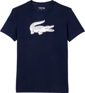 Lacoste T-Shirt Sport Rundhalsausschnitt Herren Navy Weiß