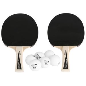 Butterfly Ovtcharov Tischtennis Set | 2x Tischtennisschläger + 4x Tischtennisbälle