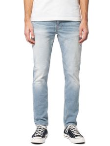 Nudie Slim Tapered Fit Jeans - Lean Dean Faded Meadow, Größe:W33, Schrittlänge:L32