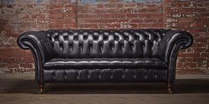 JV Möbel Chesterfield Polster Sofa Couch Designer Couchen Klassisch  Neu