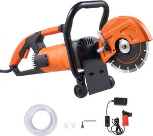 Betonsäge 2000W - Trennschneider für Pflaster und Beton - 180mm Diamantsägeblatt - Professionelles Werkzeug